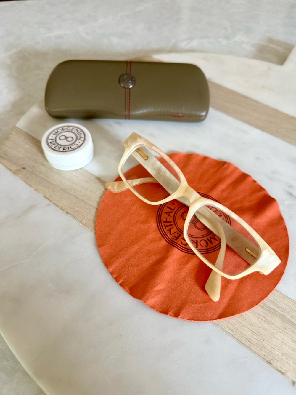 Vintage Morgenthal Frederics Horn Eyeglasses